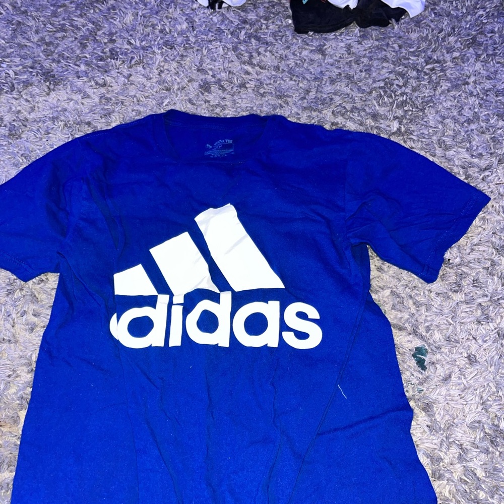 Adidas blue shirt